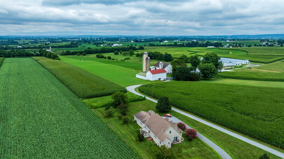 Farmland and acreage across the rural parts of the North Carolina Triangle